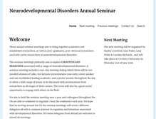 Tablet Screenshot of neurodevelopmentaldisorders-seminarseries.co.uk